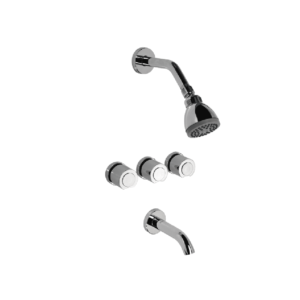 Griferia Baño Ducha Embutir Piazza Modelo Optima