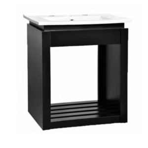 Vanitory Colgante Laqueado Element 50 Cm Mesada De Losa